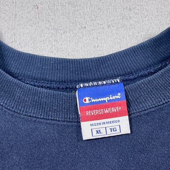 Vintage Fresno State‎ Bulldogs Champion Football Crewneck Sweatshirt Men XL Blue - Picture 4 of 9